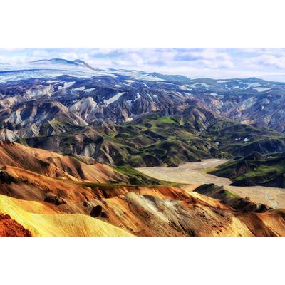 Fototapete PAPERMOON "ALPEN-GEBIRGE", bunt, B:3m L:2,23m, Vlies, Tapeten