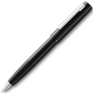 Lamy Füller aion black 077, Feder M, aus Aluminium eloxiert, schwarz, seidenmatt