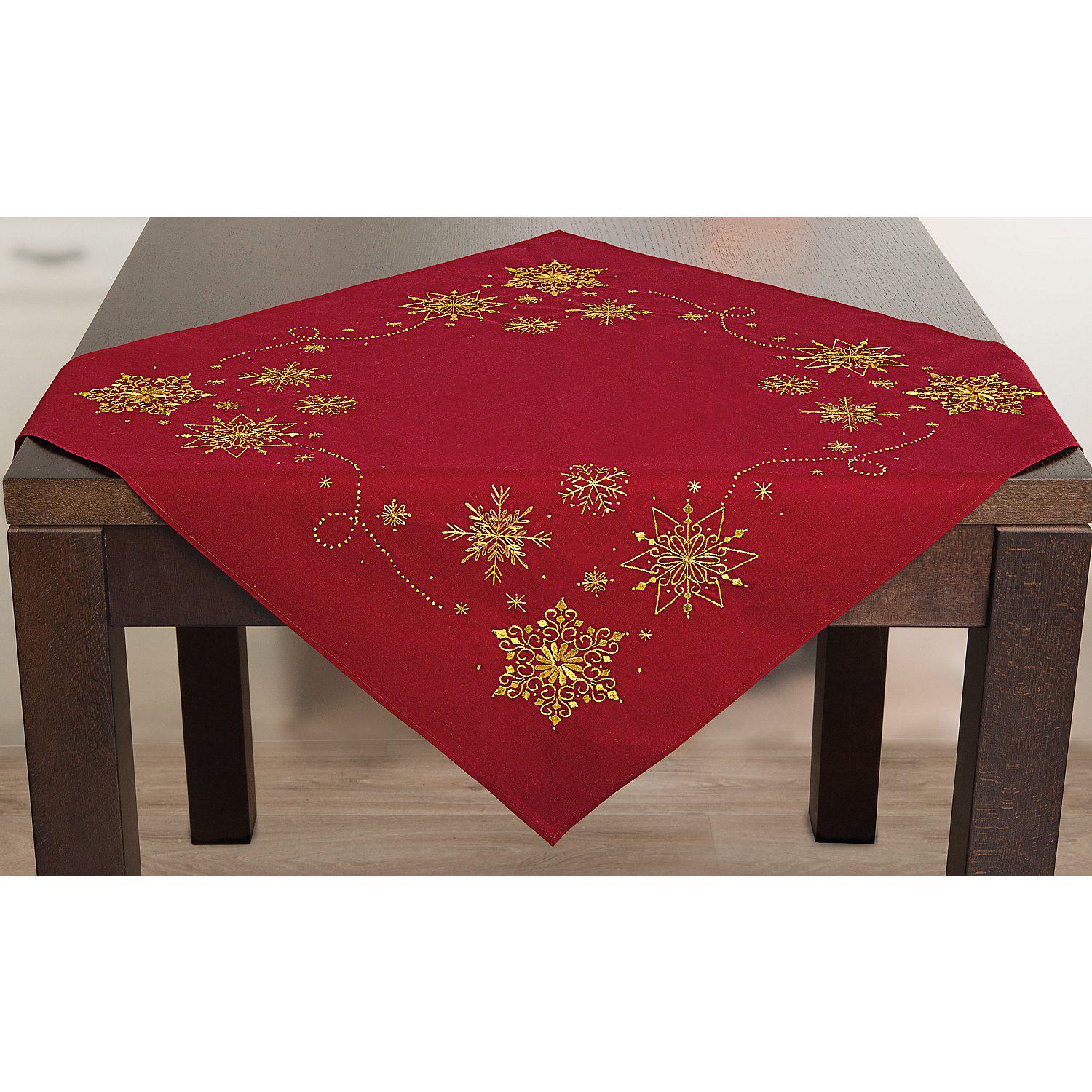 Stickmitteldecke "Kristallzauber"