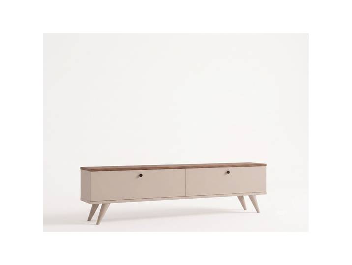 TV-Möbel Georis Nussbaum/Kaschmir Holzwerkstoff B 140 cm - TV-Möbel