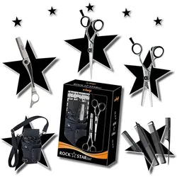 e-kwip - Rock Star(ter) Set - Scherenset 5,5 Zoll (HS+ MS+ Razor+ Tasche) - 0349