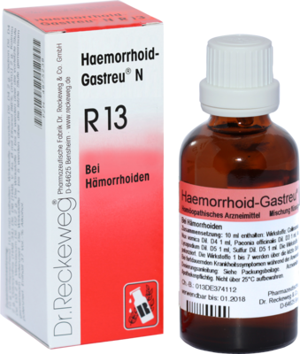 Dr.RECKEWEG & Co. GmbH HAEMORRHOID-Gastreu N R13 Mischung 50 ml 04875238