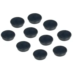 FRANKEN Magnet Ø 3,8 cm, rund, schwarz