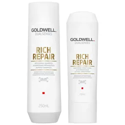 450ml Goldwell Dualsenses Rich Repair Restoring Set (Shampoo 250ml + Conditioner 200ml)