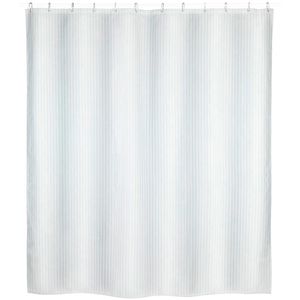 Wenko Duschvorhang Anti-Schimmel Palais, 180 x 200 cm, wasserabweisend, waschbar, aus Polyester, weiß