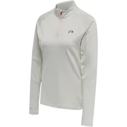 newline 1/2-Zip Running Trainings-Top Damen oyster mushroom melange XXL