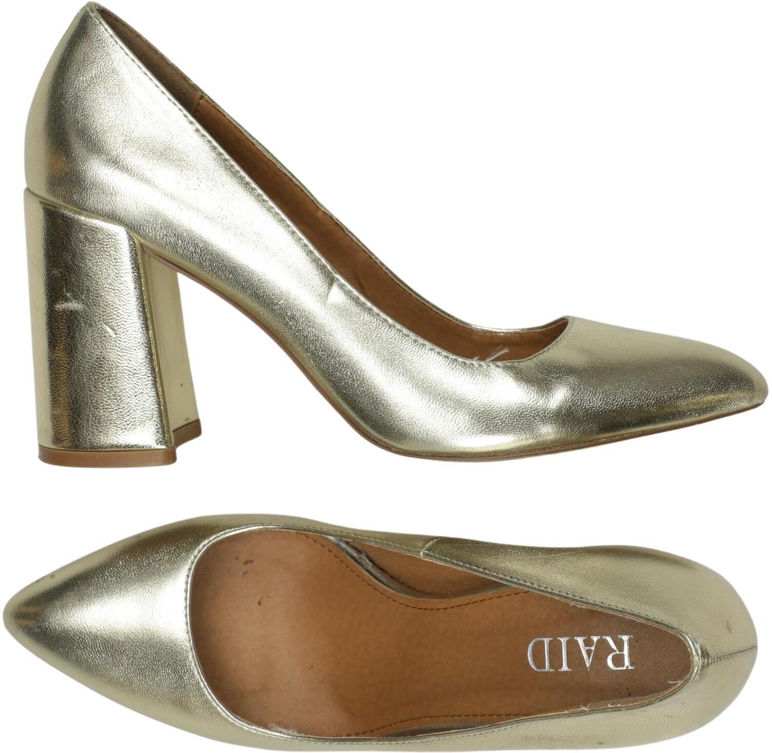 Raid Damen Pumps, Gold, Gr. EU 39 (UK 6), kein / Etikett - Second Hand