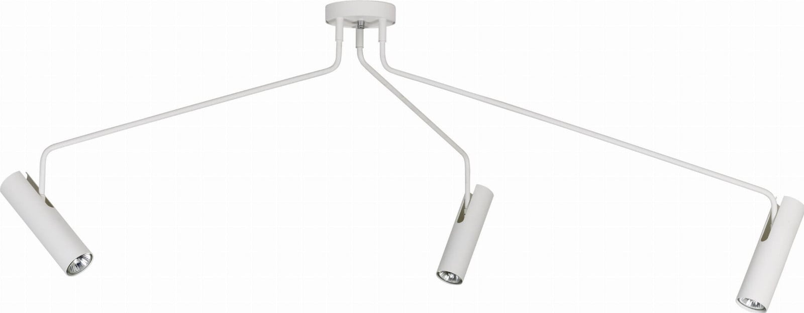 Lyora Eye 3-lichts plafondlamp - Wit - Verstelbaar
