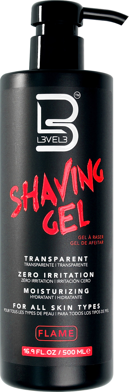 L3VEL3 Shaving Gel Flame 500 ml LV30207
