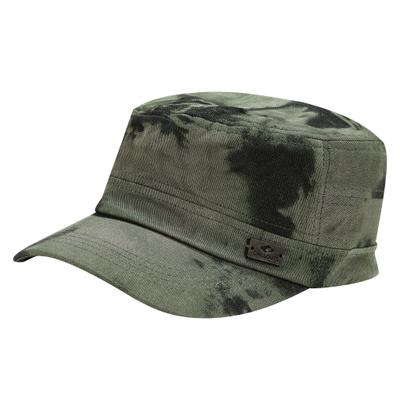 Army Cap CHILLOUTS "Corrientes Hat", Herren, grün (olive), Web, Materialmix, gemustert, Caps, atmungsaktiv, Formstabil, verstellbarer Verschluss