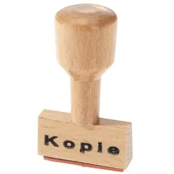 AMOS Textstempel Kopie Braun