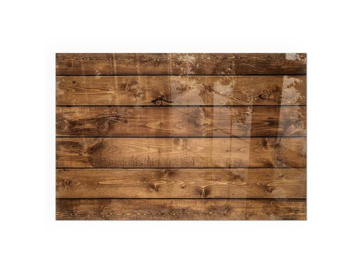 KAMINBODENPLATTE 60x40 cm - Holzbrett mit Maserung