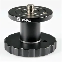 Benro Adapter For Precision Geared Head GD3WH (GDHAD1) (0410GDHAD10000) (Stativadapter), Stativ Zubehör, Schwarz