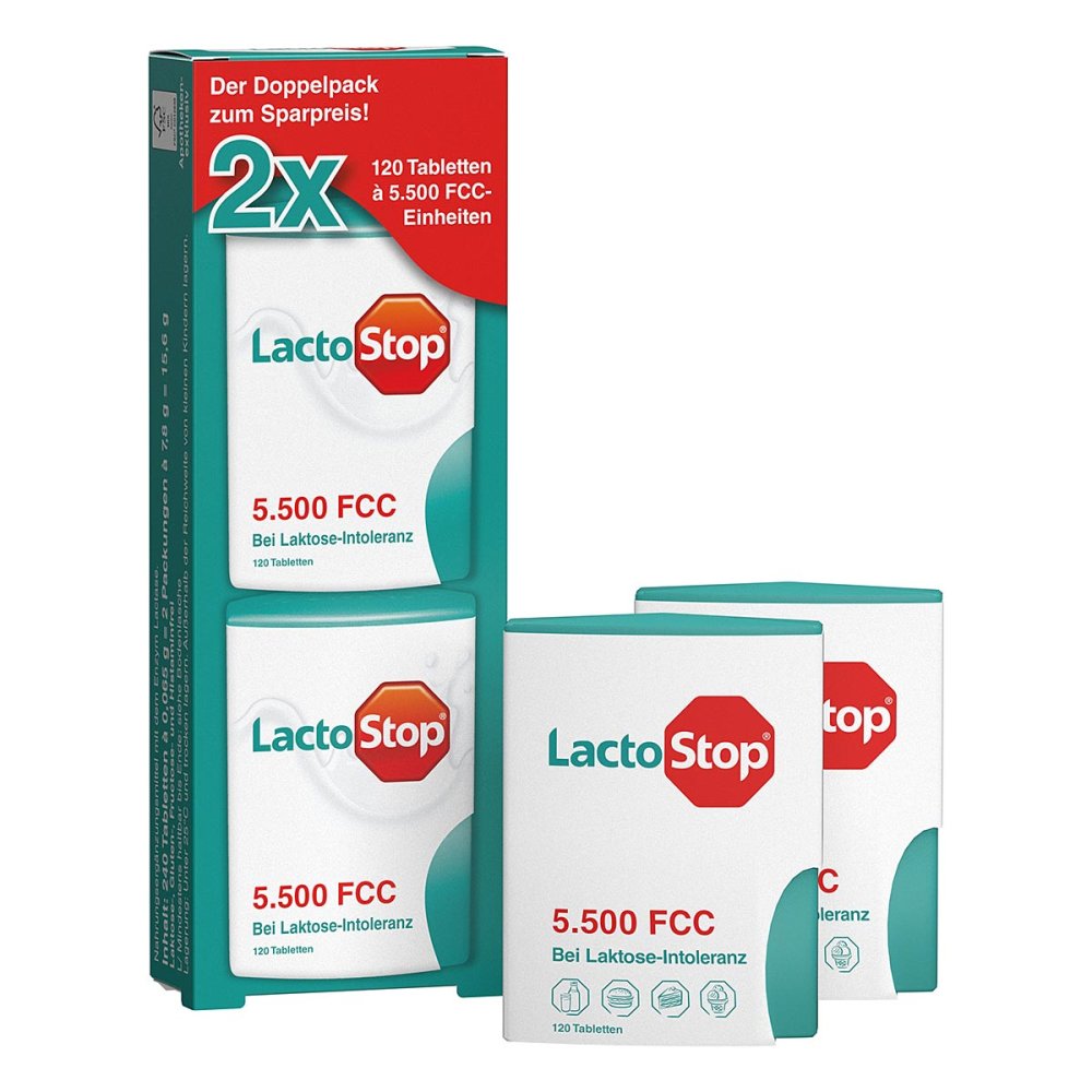 MIBE GmbH Arzneimittel Lactostop 5.500 FCC Tabletten Klickspender 11578995