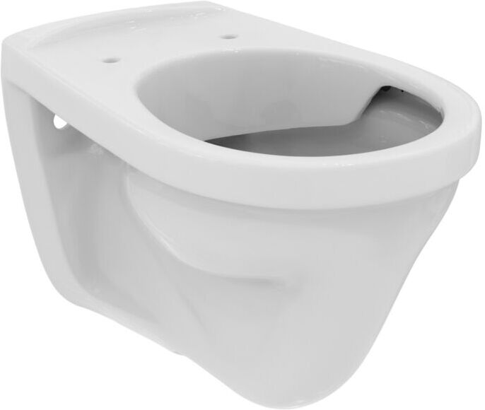 Ideal Standard Wandflachspül-WC W009201 spülrandlos horizontaler Ablauf, Weiß Glänzend
