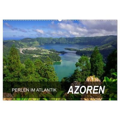 Perlen im Atlantik - Azoren (Wandkalender 2027 DIN A2 quer), CALVENDO Monatskalender
