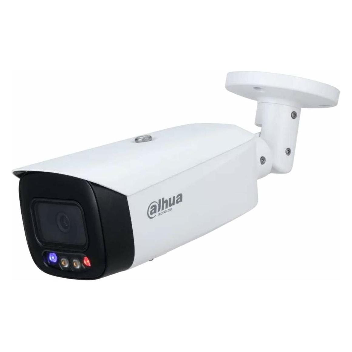 Dahua CCTV 4MP Smart Dual Light Active Deterrence Fixed-focal Bullet WizSense Network Camera, DH-IPC (2560 x 1440 Pixels) (DH-IPC-HFW3449T1P-AS-PV-0280B-S5)