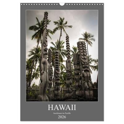Hawaii - Inseltraum im Pazifik (Wandkalender 2026 DIN A3 hoch), CALVENDO Monatskalender