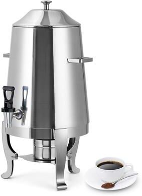 Garvee 3.5 Gal Hot Coffee Urn Chafer, Stainless Steel Beverage Dispenser with Fuel Tray