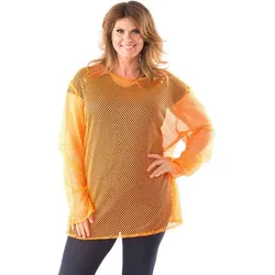 Netzshirt, neonorange