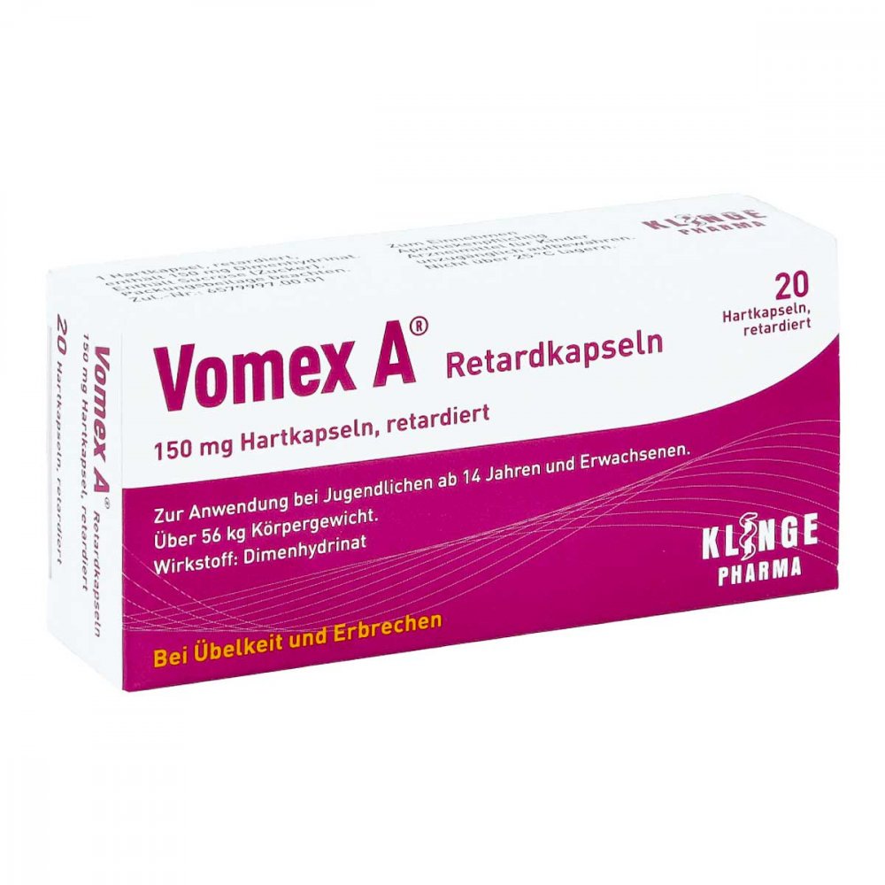 Klinge Pharma GmbH Vomex A Retardkapseln 17232200