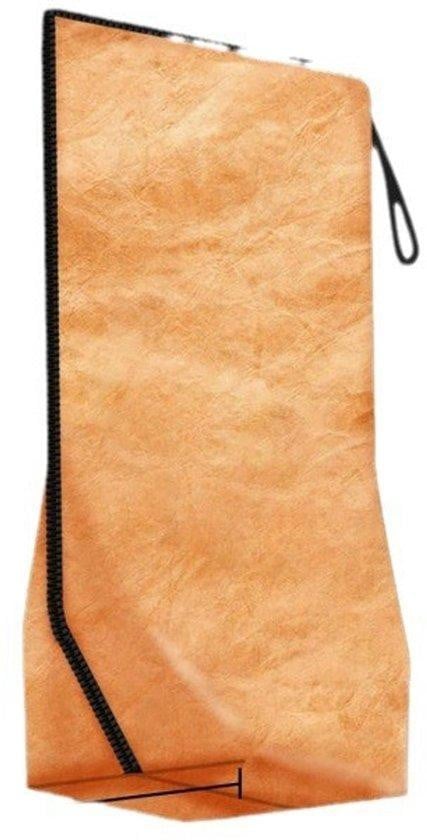 Herbruikbare beige tuinzak van polyester voor het opslaan van barbecue-accessoires en vlees