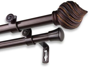 InStyleDesign Mya Adjustable Double Curtain Rod