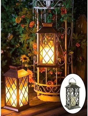 Outdoor Solar Garden Lights Solar Powered Hanging Lamp With Flickering Flameless Candle Light, Waterproof LED For Lawn, Patio, Table Outdoor Use Solar Powered Hanging Lamp With Flickering Flameless Candle Light, Waterproof LED For Lawn, Patio, Table Outdo