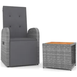 vidaXL, Gartenlounge, Palunella (Sessel + Tisch)