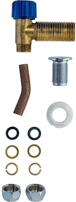 Duravit DuraStyle Nachrüstgarnitur 0075081000 Anschluss Mitte, chrom