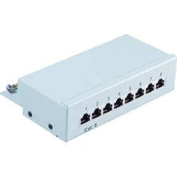 SHVP BS75060 - Patchpanel, 8-Port, Cat.6, 1 HE