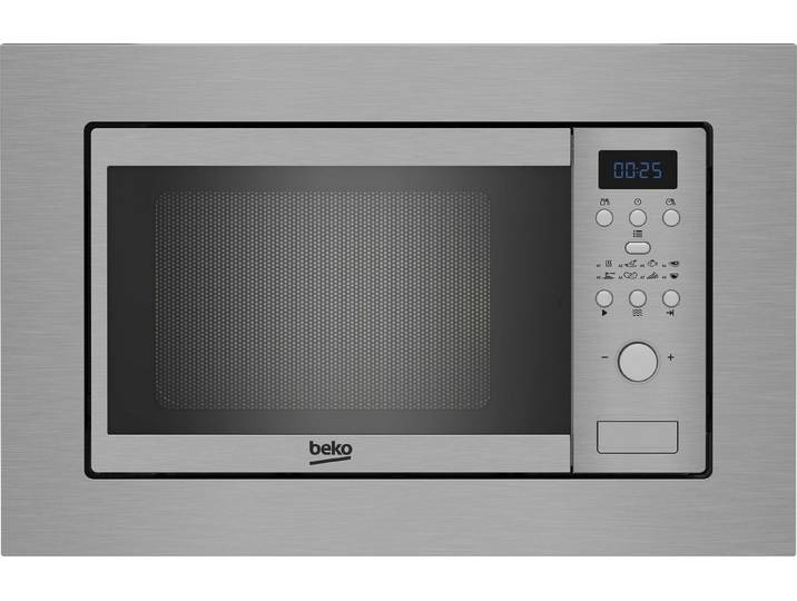 BEKO Einbau-Mikrowelle BMOB17131X, Mikrowelle, 17 l, 8 Automatikprogramme und 5 Leistungsstufen