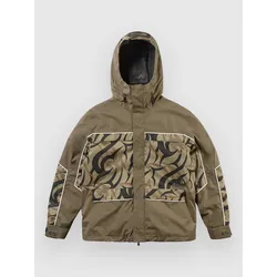 thirtytwo Corduroy Jacke brown / camo Gr. S