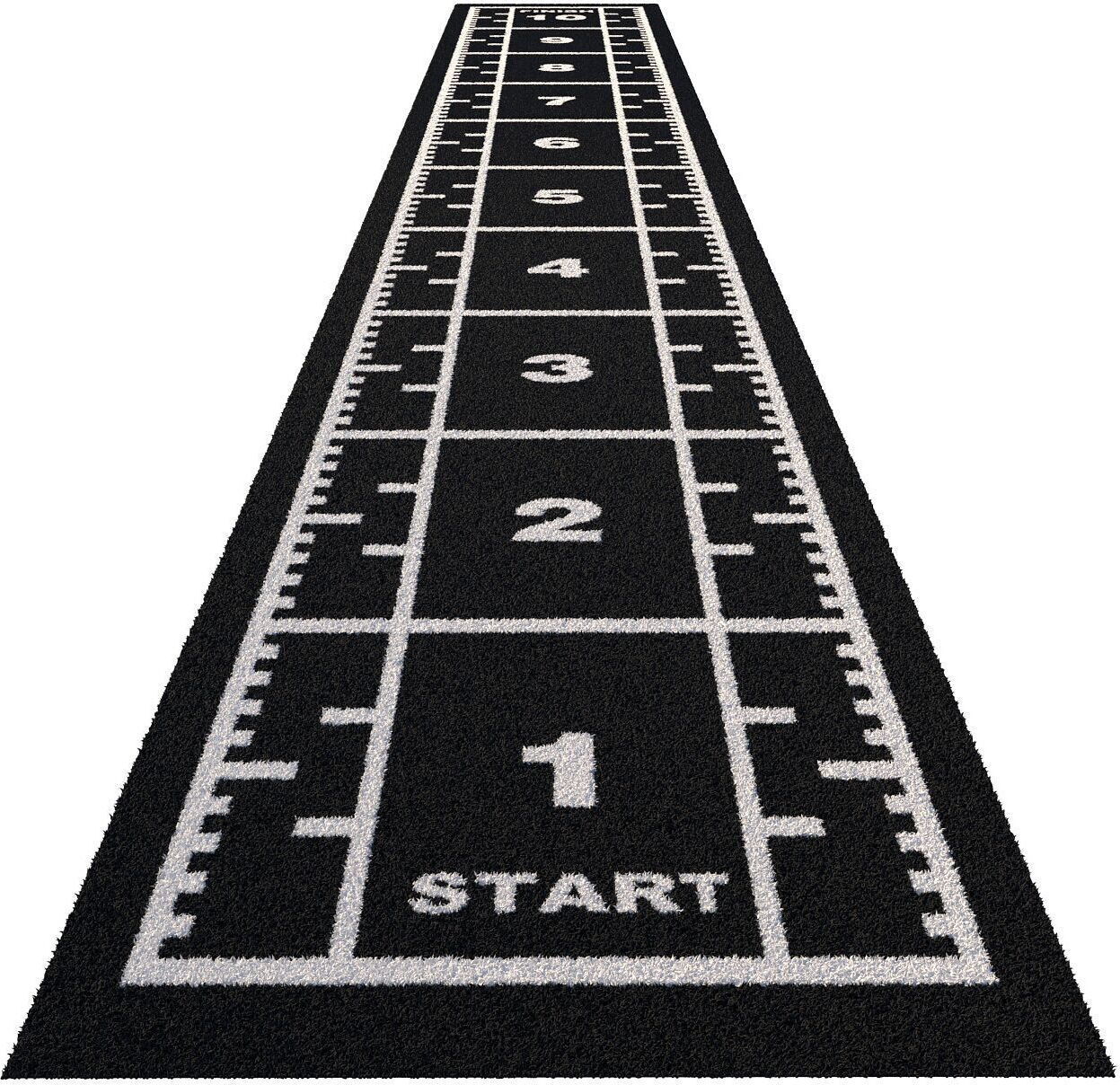Sport-Thieme Sprintbahn "Premium", Schwarz, 10,40x1,33 m