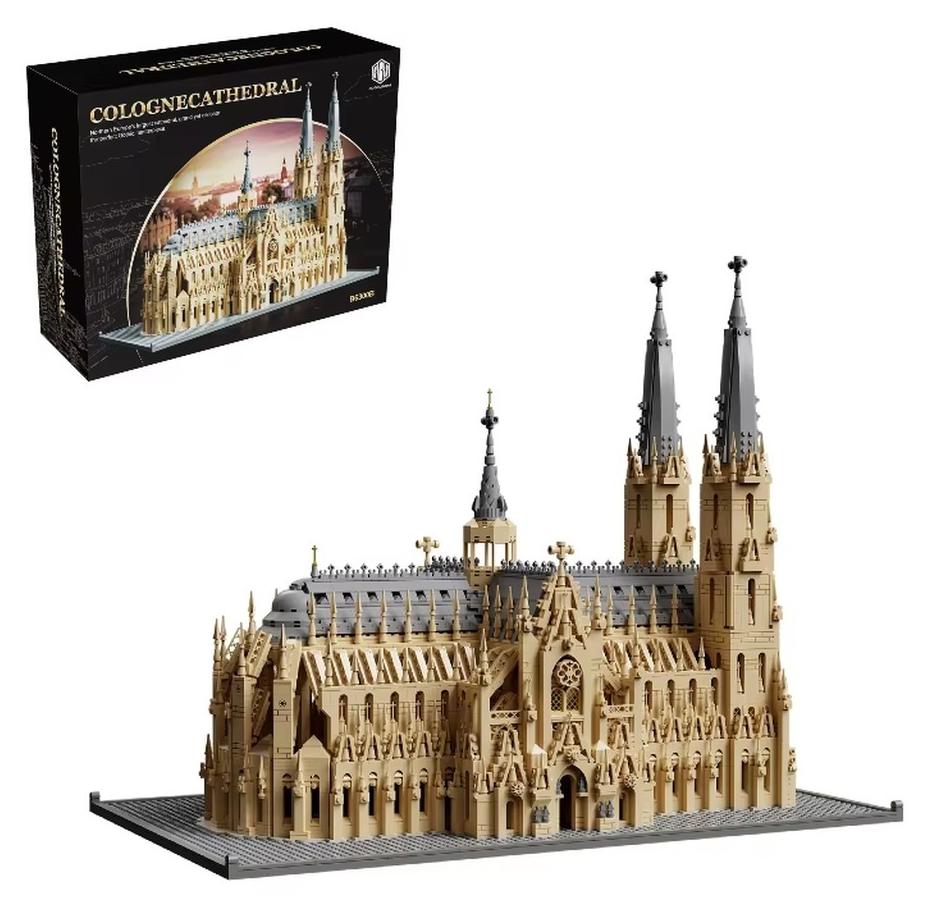 Gotische Kathedrale als Bausatz - Klemmbausteine B6300 - 6028 Teile - Modulares Modell - Ab 14 Jahren - ABS-Kunststoff - Mit Box