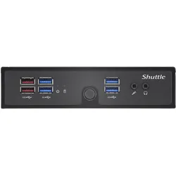 Shuttle Barebone XPC slim DS50U Intel Celeron 7305 8GB 2xM.2 1xSATA 1xHDMI 1xDP 1xVGA Black, Barebone
