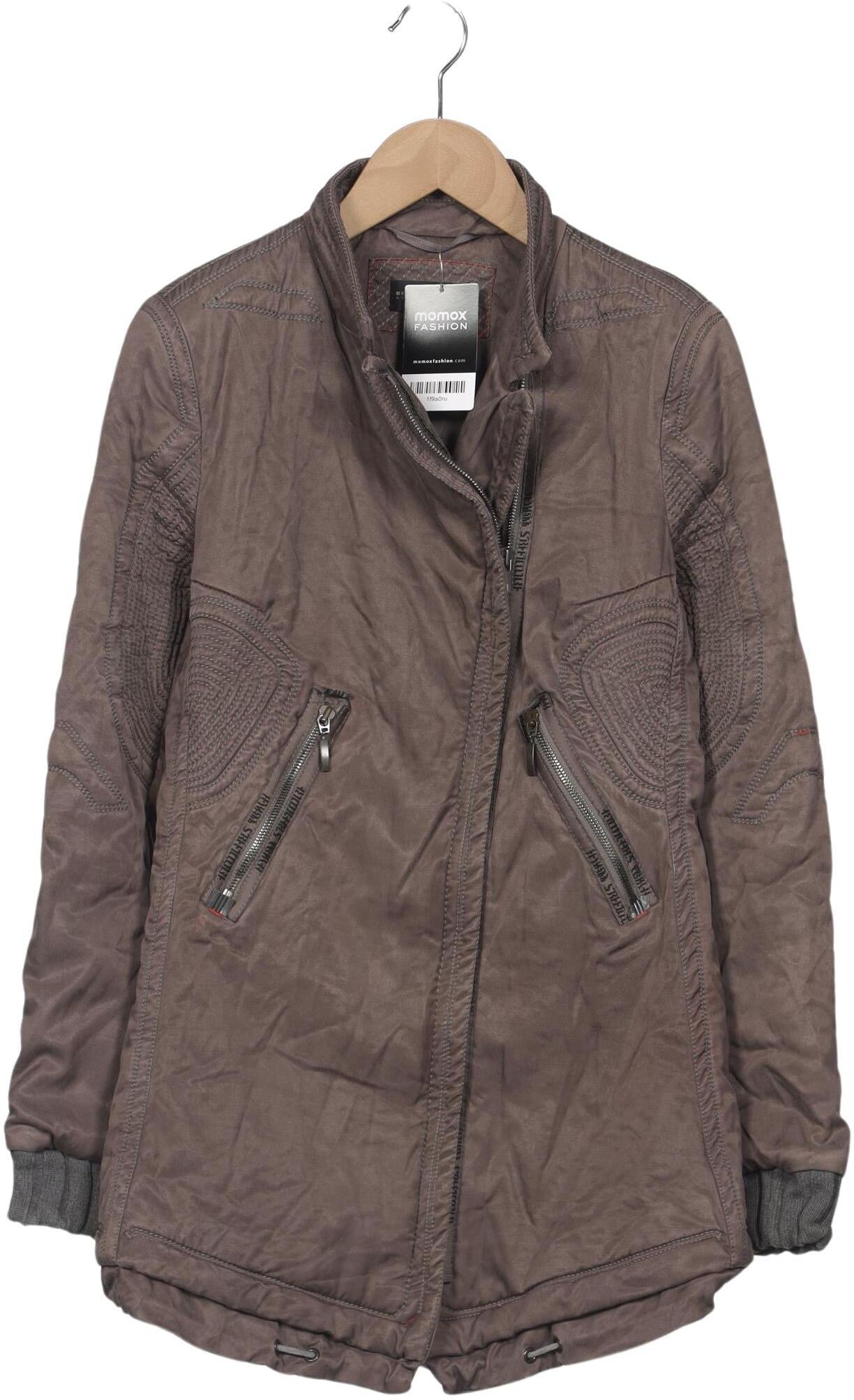Beate Heymann Damen Jacke, Braun, Gr. XS, kein / Etikett - Second Hand