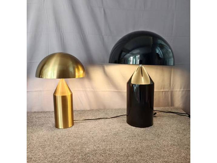 Lampe de Table LED champignon créative, moderne, luxe, or, Art nordique, Protection des yeux, salon, tête de lit, décoration haut de gamme, directionnable
