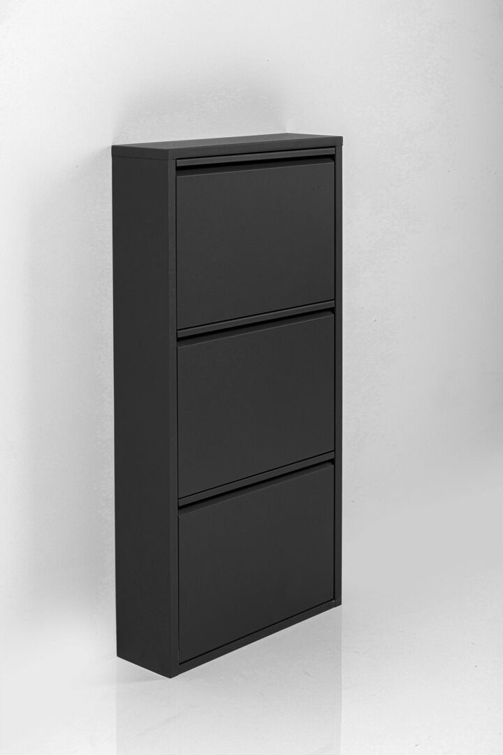 KARE Design Shoe Container Caruso for 6 Pair of Shoes Black 6