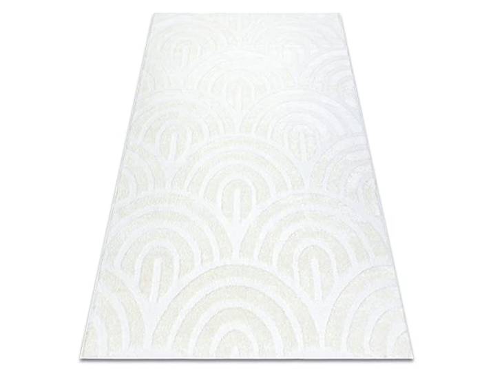 rugsx Modern Teppich Mode 8629 geometrisch, für Zimmer, Wohnzimmer, Schlafzimmer, Creme 120x170 cm