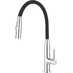 Ferron, Küchenarmatur, Zumba Slim 2F stehende Küchenarmatur schwarz (BZA43B)