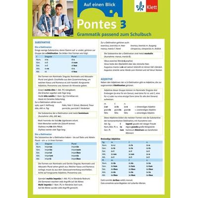 Pontes 3 - Auf einen Blick. Grammatik passend zum Schulbuch, Taschenbuch von , Klett Lerntraining bei PONS Langenscheidt GmbH