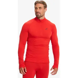 Tour Thermal Half-zip Base Layer Top Herren Aura Red, Größe:M - Herren > Funktionsunterwäsche - Rot