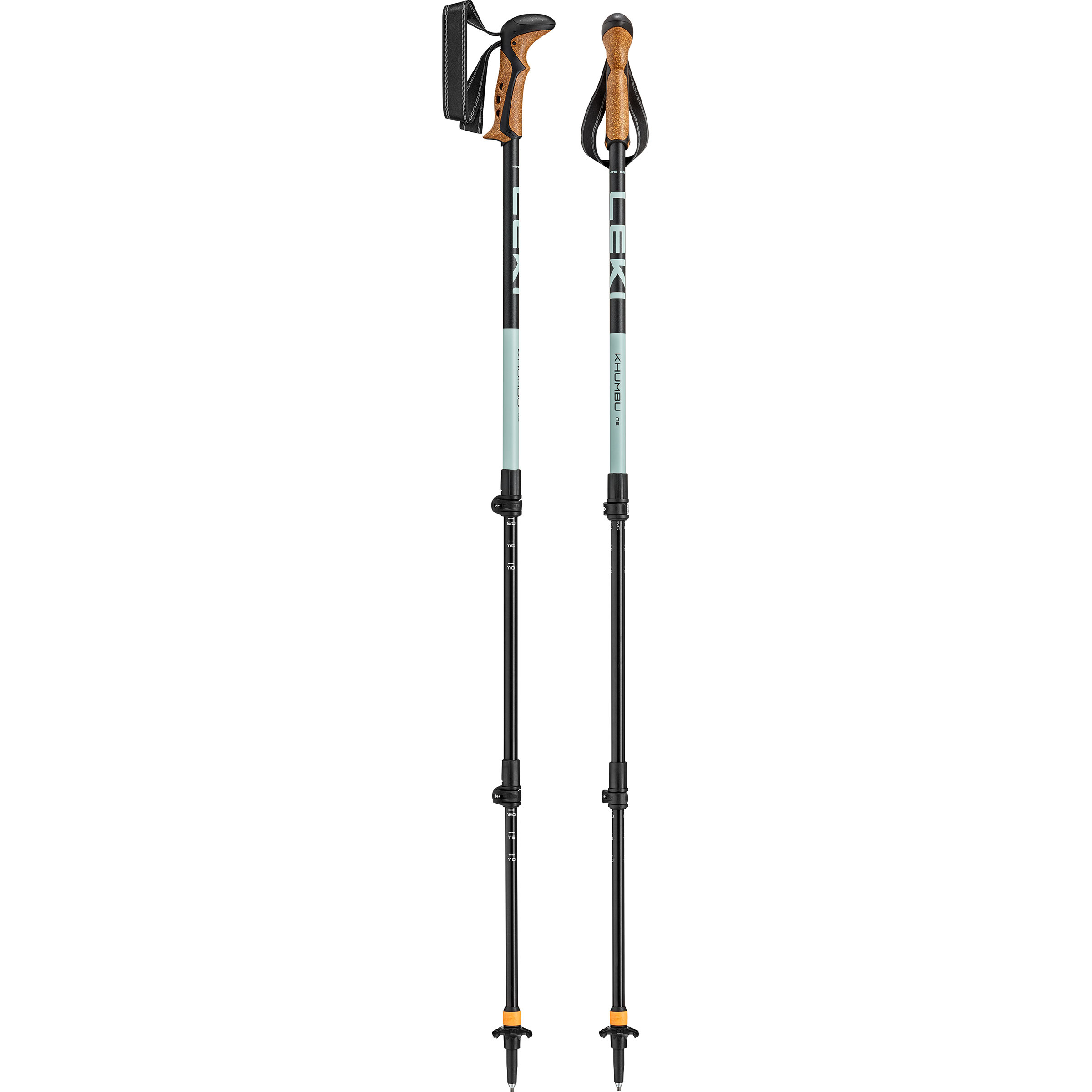 Leki Khumbu AS Wanderstöcke Wanderstöcke & Trekkingstöcke tuerkis Größe 110-145cm Camping