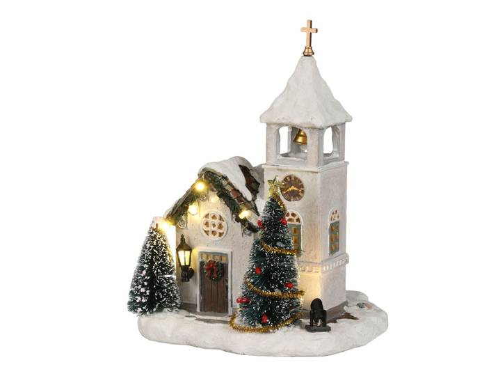 Luville Village De Noël Multicolores H20xl15xl14cm