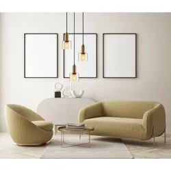 Italux PND-65342-3A-BRO+AMB Pendelleuchte Santia E27
