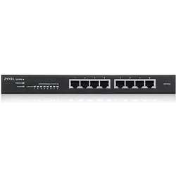 Zyxel GS1915-8EP 8-PORT GBE SMART (8 Ports), Netzwerk Switch, Schwarz
