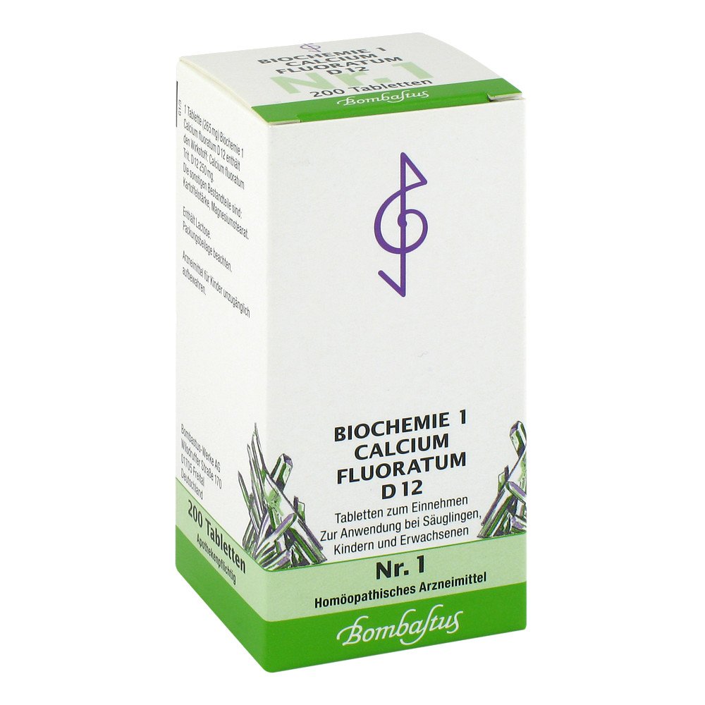 Bombastus-Werke AG Biochemie 1 Calcium fluoratum D12 Tabletten Bombastus 04324969