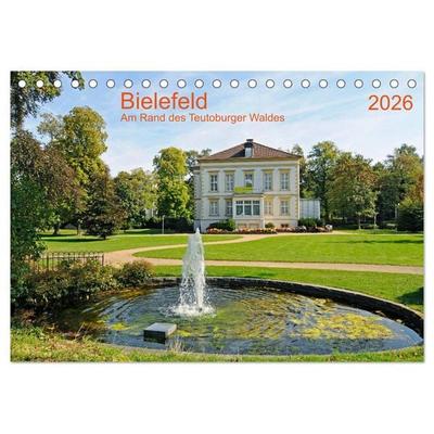 Bielefeld Am Rand des Teutoburger Waldes (Tischkalender 2026 DIN A5 quer), CALVENDO Monatskalender