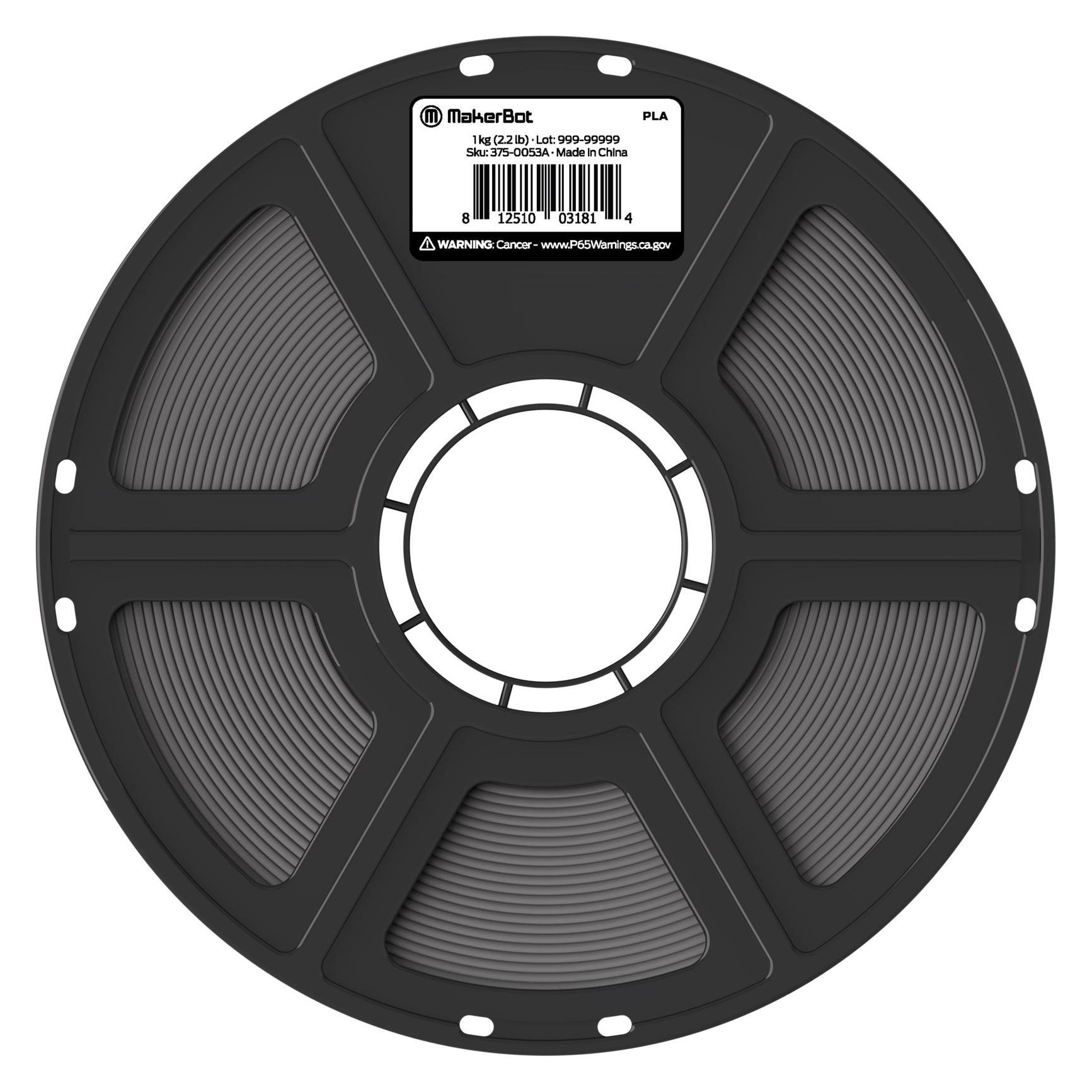 Makerbot PLA Filament-Rolle Sketch grau 1,75 mm (1000 g, 1.75 mm) (375-0049A)
